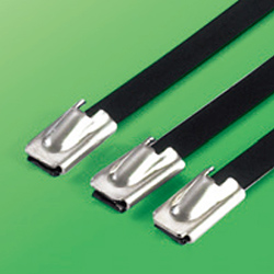 STAINLESS STEEL EPOXY COATED CABLE TIES