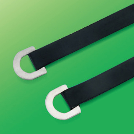 STAINLESS STEEL EPOXY COATED CABLE TIES-RING TYPE